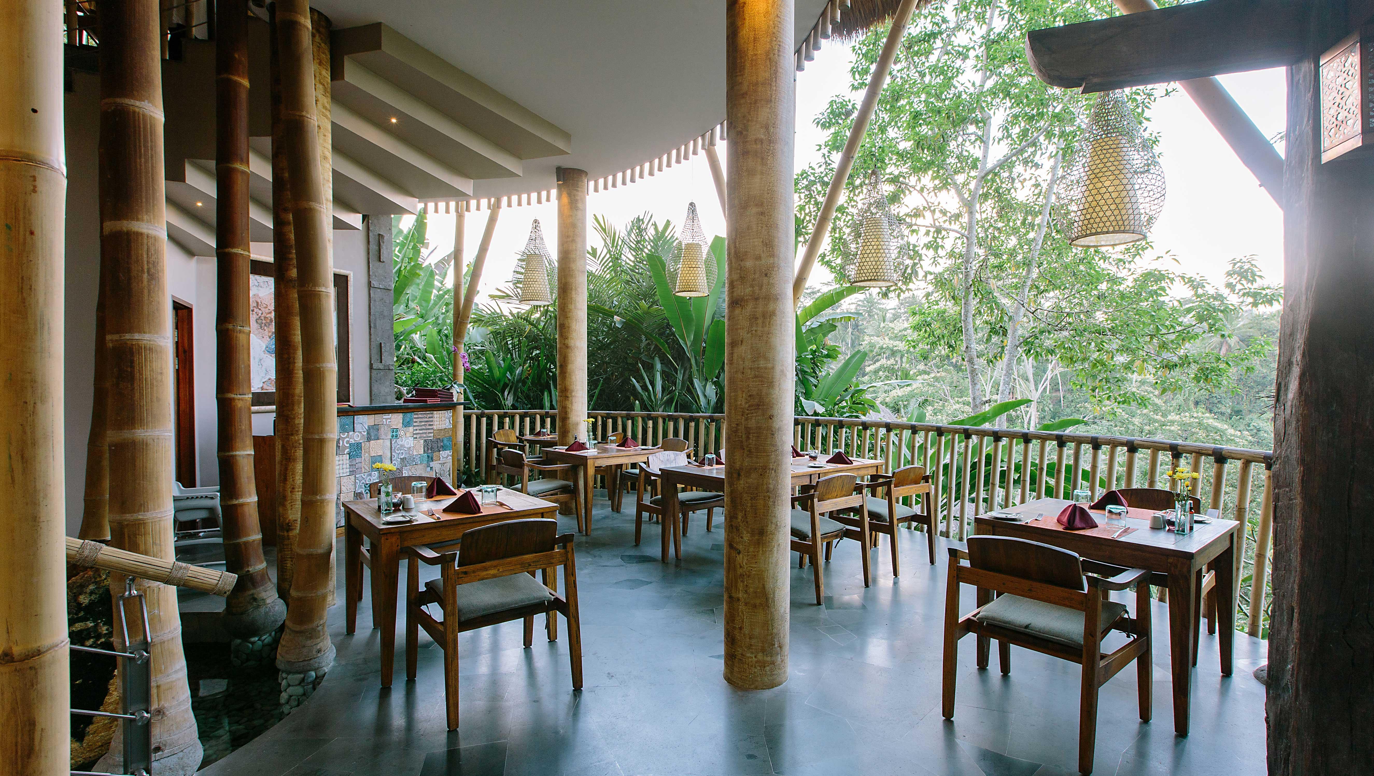 Tejaprana Resort & Spa Ubud Zewnętrze zdjęcie The restaurant at the resort