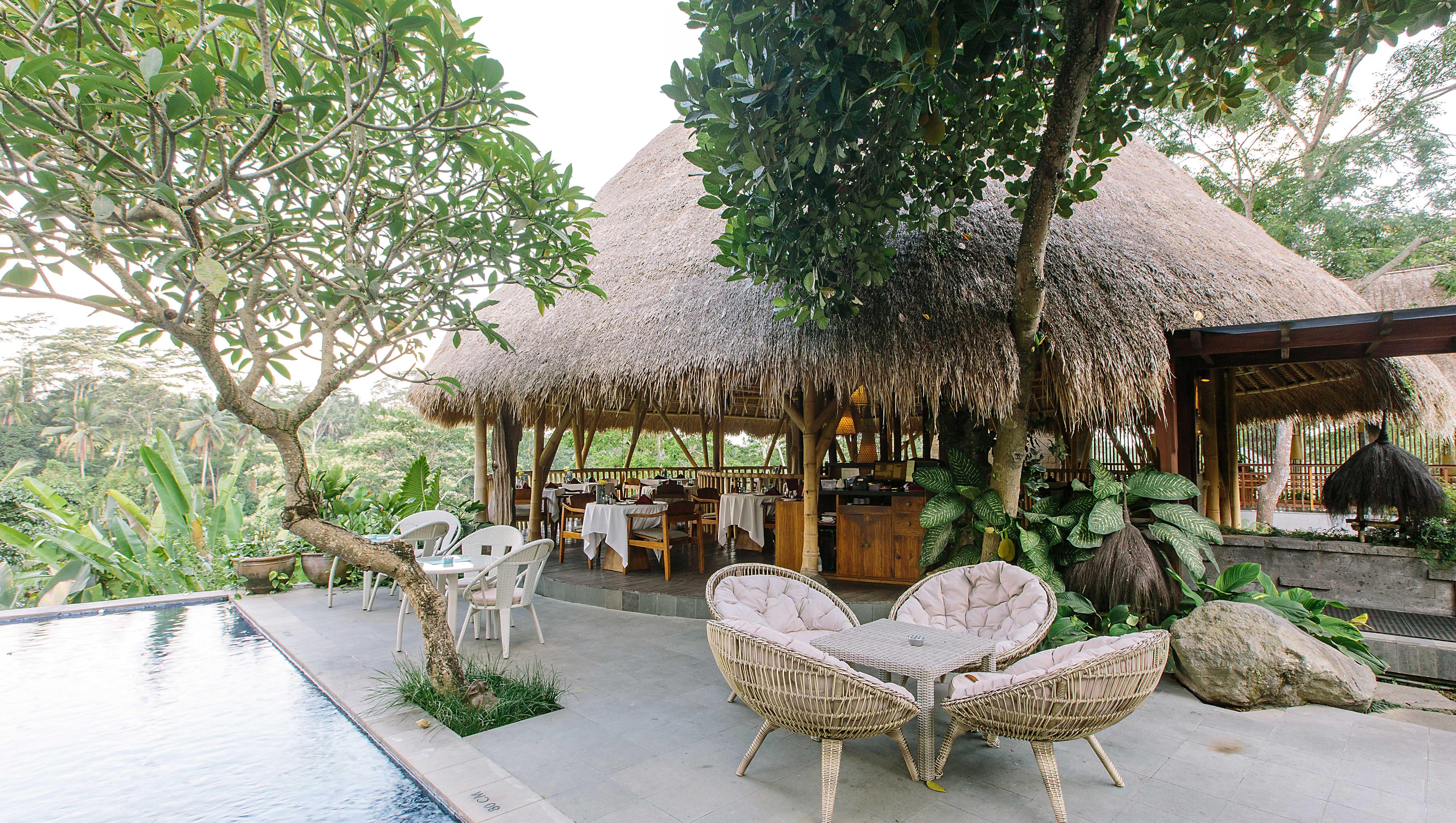 Tejaprana Resort & Spa Ubud Zewnętrze zdjęcie The restaurant at the resort